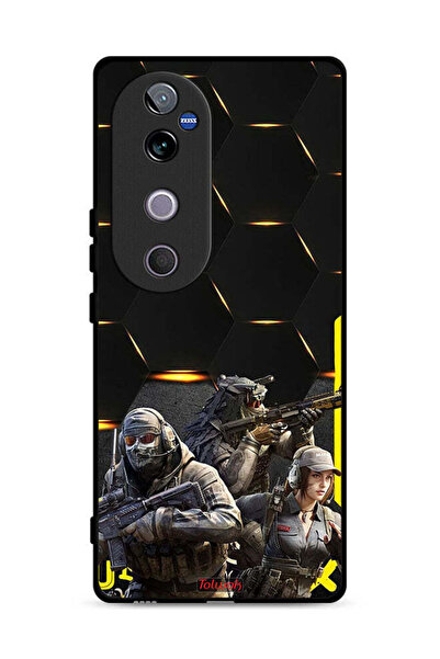 Tolwak غطاء حماية Vivo V40 5G بخلفية Cyberpunk