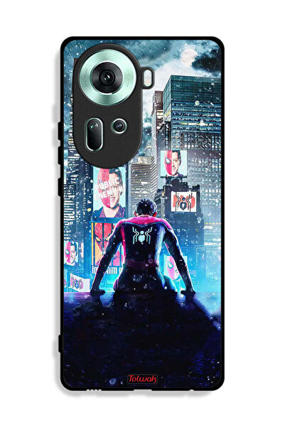 Tolwak غطاء حماية لهاتف Oppo Reno11 5G بتصميم سبايدر مان