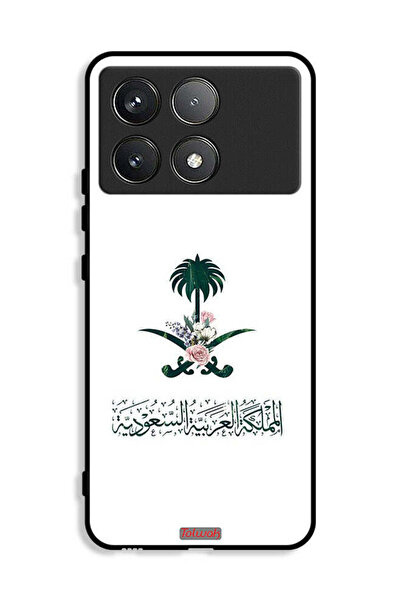Tolwak غطاء حماية لهاتف شاومي ريدمي K70E 5G - علامة زهور المملكة العربية السع...