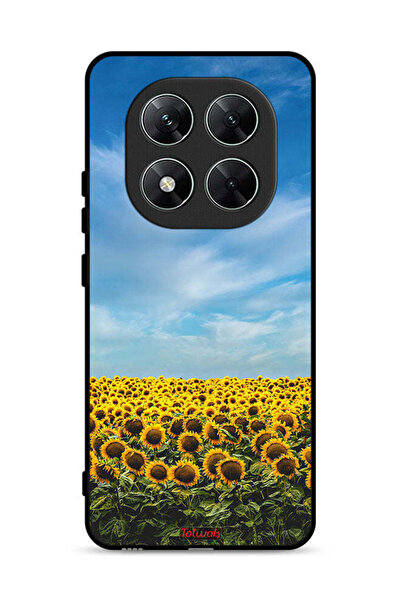 Tolwak غطاء حماية لهاتف شاومي ريدمي نوت 14 برو 5G، عباد الشمس تحت السماء