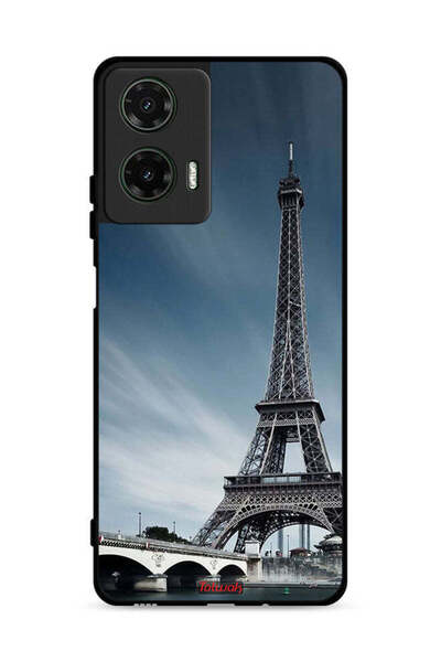 Tolwak غطاء حماية لهاتف موتورولا موتو جي 35 5G بتصميم برج إيفل