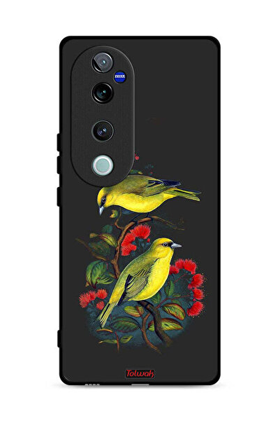 Tolwak غطاء حماية لهاتف Vivo V40 Pro 5G بنقشة طيور
