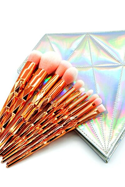 SYGGY DIAMOND Makeup Brush Set – 10 Pieces + Elegant Pouch