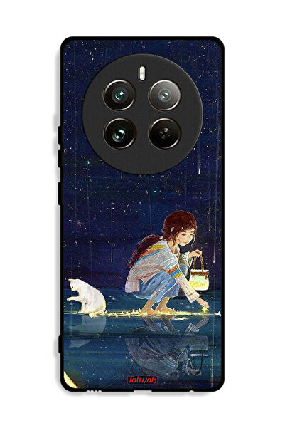 Tolwak غطاء حماية لهاتف Realme 12 Pro Plus 5G برسومات نجوم التجميع