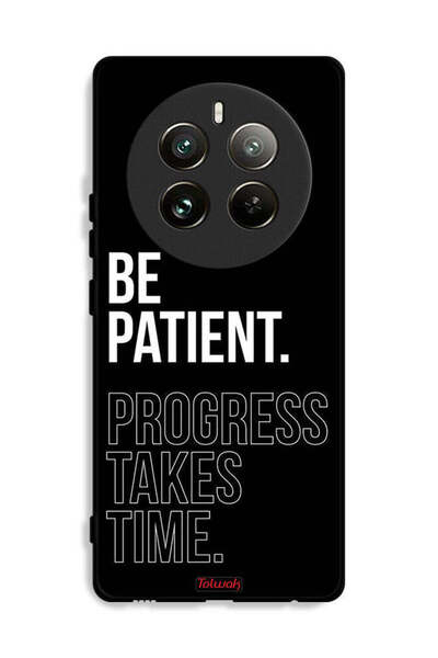 Tolwak غطاء حماية Realme 12 Pro 5G كن صبورًا فالتقدم يستغرق وقتًا