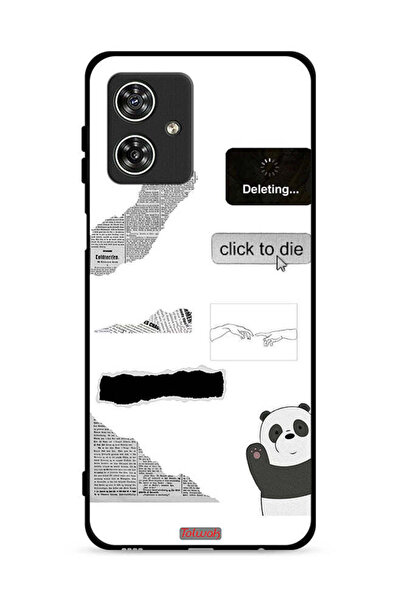 Tolwak غطاء حماية لهاتف موتورولا موتو جي 54 5G، ملصق باندا