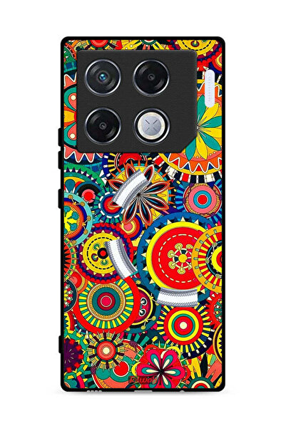Tolwak غطاء حماية لهاتف Infinix GT 20 Pro 5G بنمط ماندالا ملون