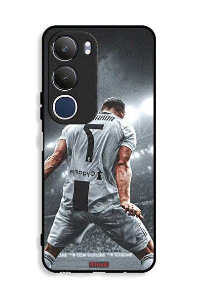 Tolwak غطاء حماية لهاتف Vivo Y19s 4G بطبعة احتفال كريستيانو رونالدو