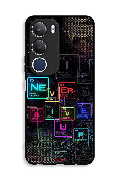 Tolwak Vivo Y19s 4G Protective Case Cover Never Give Up Art