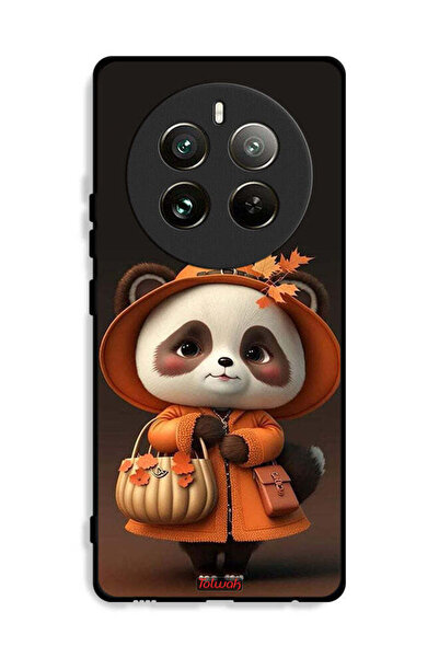 Tolwak غطاء حماية لهاتف Realme 12 Pro Plus 5G بتصميم سيدة الباندا اللطيفة