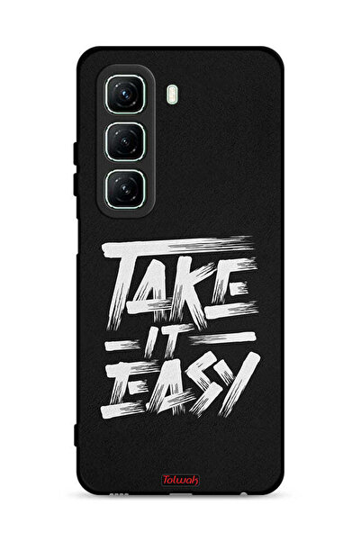 Tolwak غطاء حماية لهاتف Infinix Hot 50 5G - Take It Easy