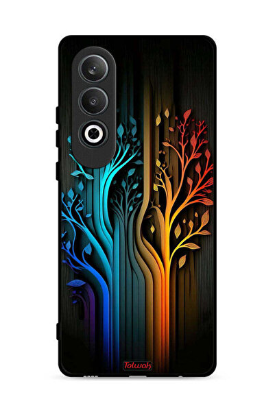 Tolwak غطاء حماية لهاتف Oppo K12 5G برسومات أوراق الشجر