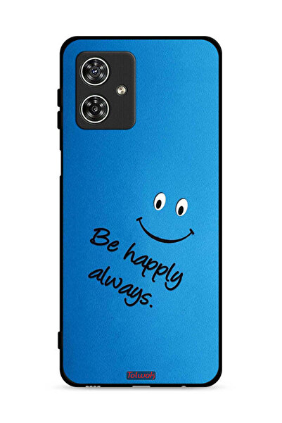 Tolwak غطاء حماية لهاتف موتورولا موتو جي 54 5G كن سعيدًا دائمًا