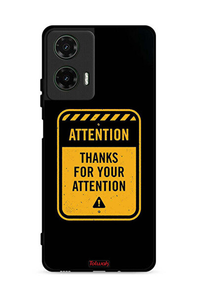 Tolwak غطاء حماية لهاتف موتورولا موتو جي 35 5 جي، شكرًا على الاهتمام