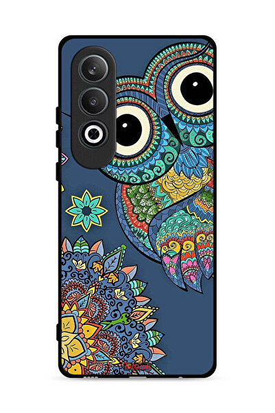 Tolwak غطاء حماية لهاتف Oppo K12 Plus 5G بتصميم بومة زهرية