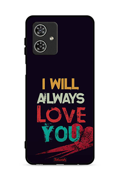 Tolwak غطاء حماية لهاتف موتورولا موتو جي 54 5 جي - سأحبك دائمًا