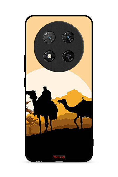 Tolwak غطاء حماية لهاتف Honor X9c 5G برسومات جمال في الصحراء