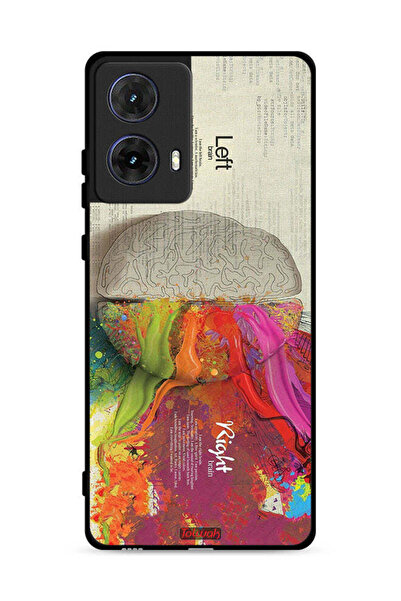 Tolwak غطاء حماية موتورولا موتو جي 85 5G - عمل فني تجريدي لعلم الدماغ