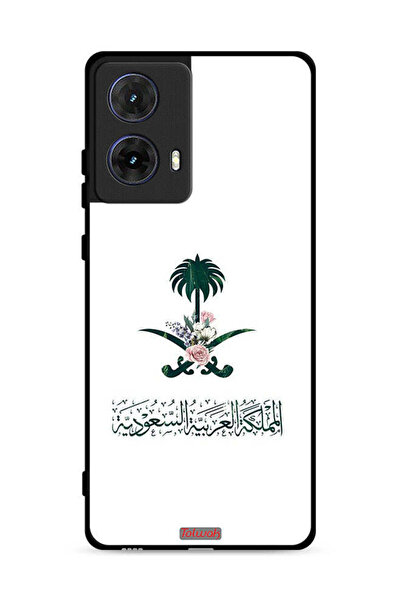 Tolwak غطاء حماية لهاتف موتورولا موتو جي 85 5 جي - علامة زهور المملكة العربية...