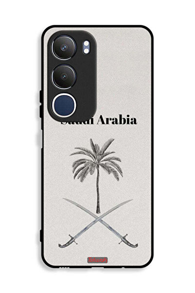 Tolwak غطاء حماية لهاتف فيفو Y19s 4G - لوحة فنية لعلامة المملكة العربية السعودية