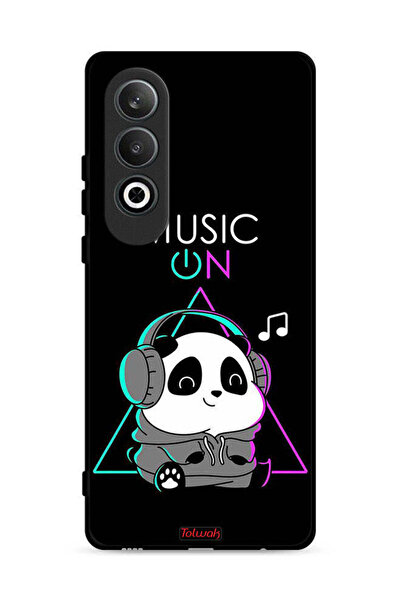 Tolwak غطاء حماية Oppo K12 5G بطبعة موسيقى الباندا
