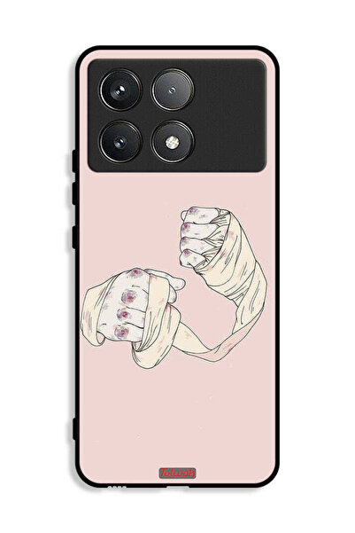 Tolwak غطاء حماية لهاتف Xiaomi Redmi K70E 5G بتصميم فن المقاتل