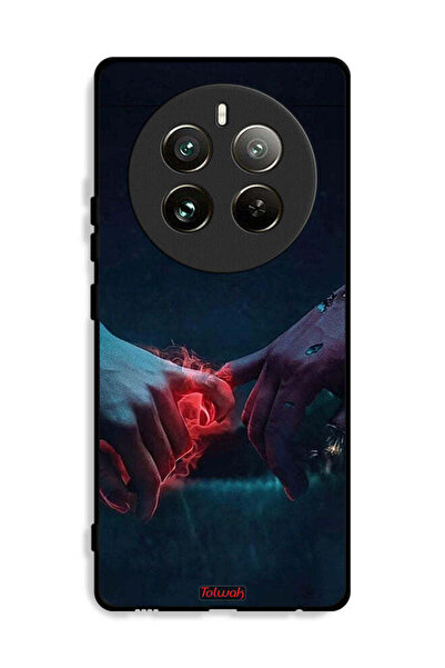 Tolwak غطاء حماية لهاتف Realme 12 Pro Plus 5G، تصميم "أيدي محترقة"