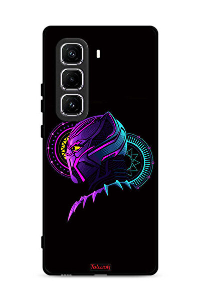 Tolwak غطاء حماية لهاتف Infinix Hot 50 Pro Plus 4G، رسم فني رقمي بسيط عالي الدقة