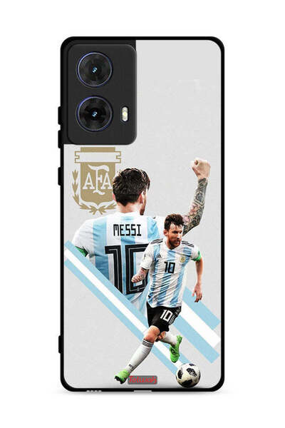 Tolwak غطاء حماية لهاتف موتورولا موتو جي 85 5G برسومات ليو ميسي