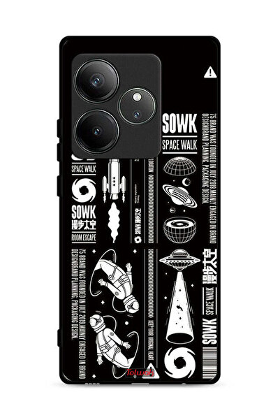 Tolwak غطاء حماية لهاتف Realme GT Neo6 5G، ملصق Sowk Space Walk