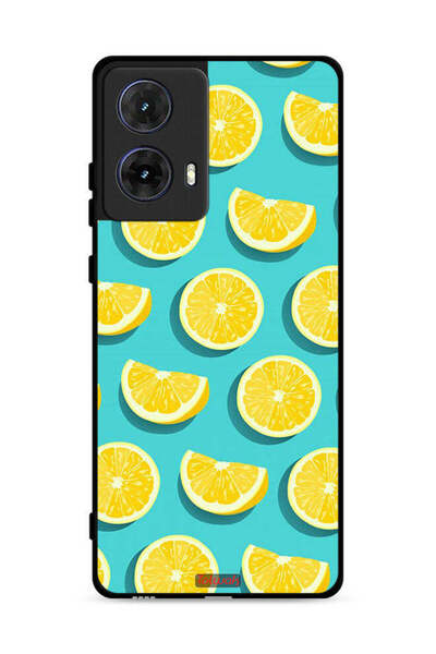 Tolwak غطاء حماية لهاتف موتورولا موتو جي 85 5 جي بنقشة برتقالية