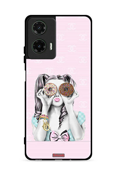 Tolwak غطاء حماية لهاتف موتورولا موتو جي 35 5G يحمل دونتين