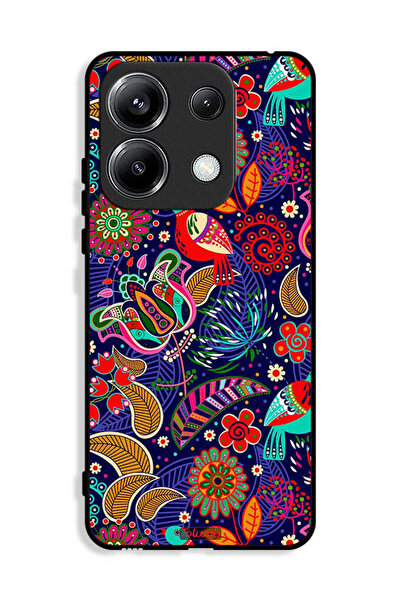 Tolwak غطاء حماية لهاتف Xiaomi Poco M6 Pro 4G بنقشة طيور وزهور