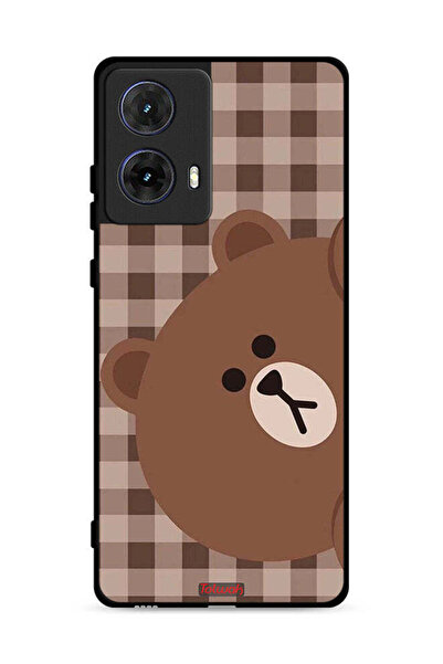 Tolwak غطاء حماية لهاتف موتورولا موتو جي 85 5G بتصميم دب تيدي