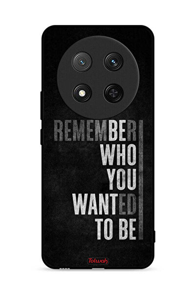 Tolwak غطاء حماية لهاتف Honor X9c 5G تذكر من أردت أن تكون