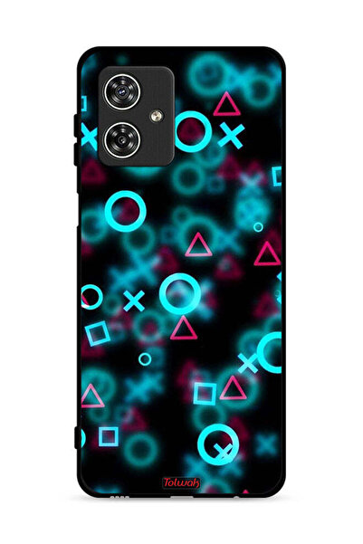 Tolwak غطاء حماية لهاتف موتورولا موتو جي 54 5 جي برسومات أيقونات لعبة الحبار ...