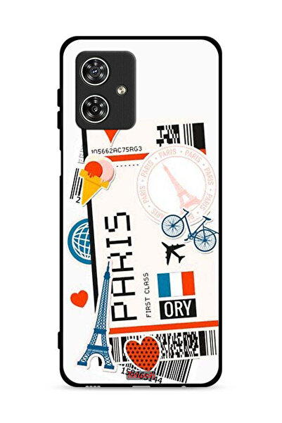 Tolwak غطاء حماية لهاتف موتورولا موتو جي 54 5G - ملصق باريسي