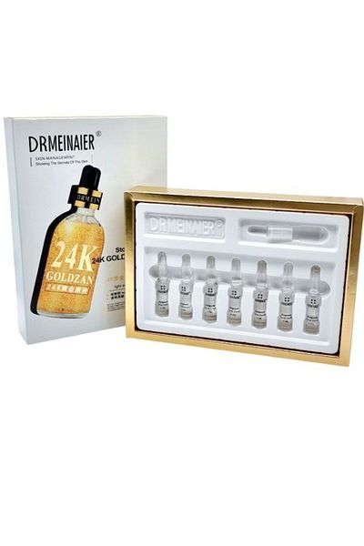DR MEINAIER Ser Facial Concentrat Revitalizant cu Aur 24K și Peptide-7 – Fiole