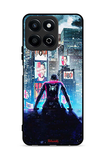 Tolwak غطاء حماية لهاتف Honor Play 60 Plus 5G بتصميم سبايدر مان