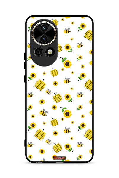 Tolwak غطاء حماية لهاتف هواوي نوفا 13 5G بطبعة عباد الشمس والنحل