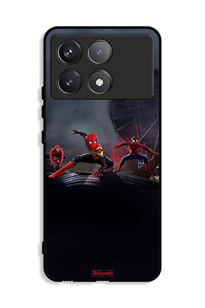 Tolwak غطاء حماية لهاتف Xiaomi Poco X6 Pro 5G بثلاثة عناكب