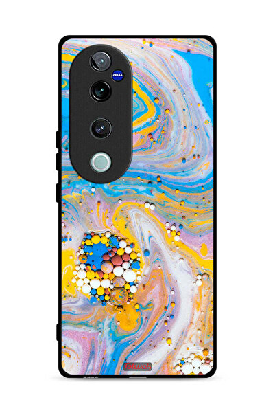 Tolwak غطاء حماية لهاتف Vivo S19 Pro 5G بأحجار كريمة ملونة تجريدية