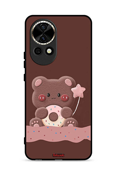 Tolwak غطاء حماية لهاتف هواوي نوفا 13 5G بطبعة دب دونات