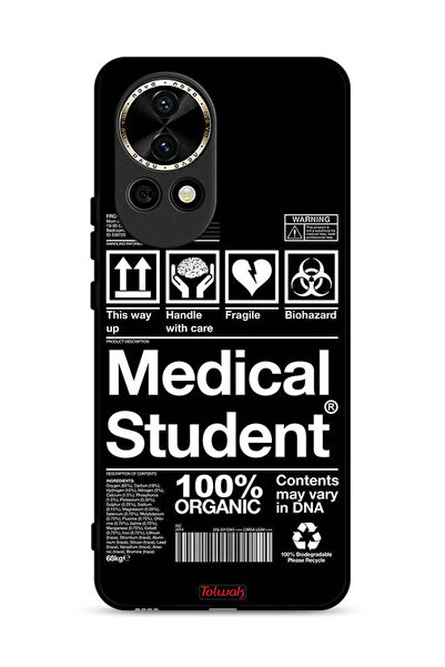 Tolwak غطاء حماية لهاتف هواوي نوفا 13 5G، ملصق طالب الطب