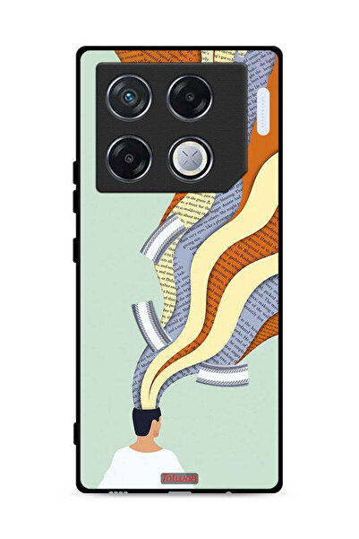 Tolwak غطاء حماية لهاتف Infinix GT 20 Pro 5G - تصميم فني لبيانات العقل