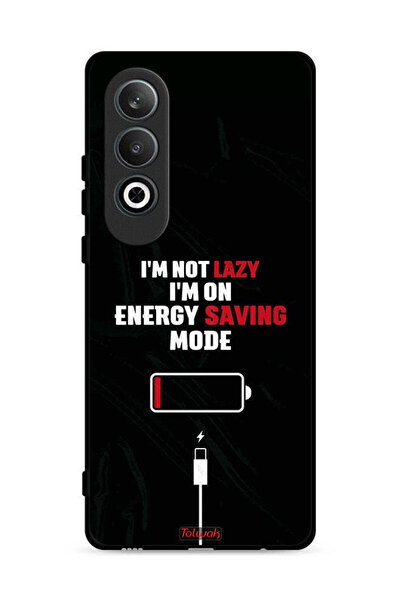 Tolwak غطاء حماية لهاتف OnePlus Nord CE4 5G - أنا لست كسولاً، أنا في وضع توفير الطاقة