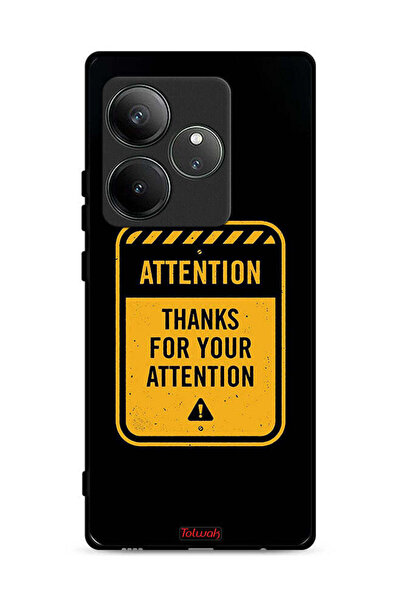 Tolwak غطاء حماية لهاتف Realme GT 6 5G شكرًا على الاهتمام