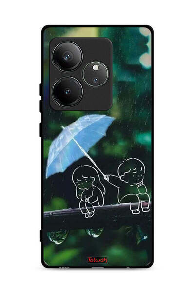 Tolwak Realme GT Neo6 SE 5G Protective Case Cover Couple Abstract Art