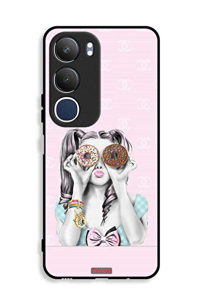 Tolwak غطاء حماية لهاتف Vivo Y19s 4G يحمل دوناتين