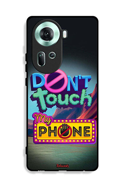 Tolwak جراب حماية لهاتف Oppo Reno11 5G، لا تلمس هاتفي